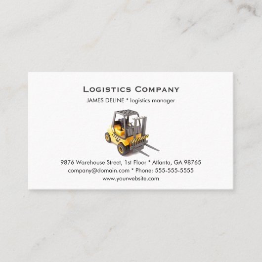 Vorlage für eine einfache Geschäftskarte für das L Visitenkarte (Vorderseite)