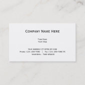 Vorlage für eine einfache Visitenkarte 1 (Vorderseite)