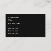 Vorlage für eine einzigartige Visitenkarte für kle (Rückseite)