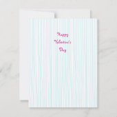 Vorlage für eine Flachkarte für Valentine Hearts (Rückseite)