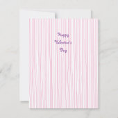 Vorlage für eine Flachkarte für Valentine Hearts (Rückseite)