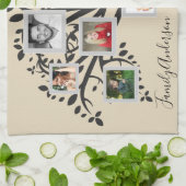 Vorlage für eine Fotocollage-Stammstruktur Persona Handtuch (Gefaltet)