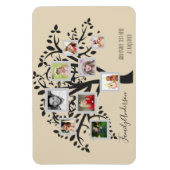 Vorlage für eine Fotocollage-Stammstruktur Persona Magnet (Vertikal)