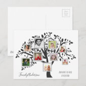 Vorlage für eine Fotocollage-Stammstruktur Persona Postkarte (Vorne/Hinten)