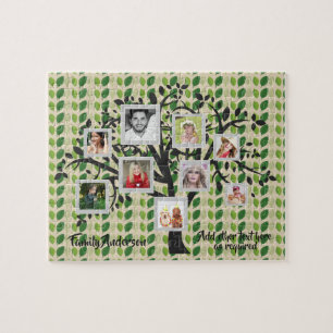 Vorlage für eine Fotocollage-Stammstruktur Persona Puzzle