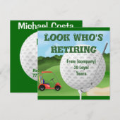 VORLAGE FÜR EINE Golf-Rente (Vorne/Hinten)