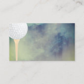 Vorlage für eine Golfball-Visitenkarte, doppelseit Visitenkarte (Vorderseite)