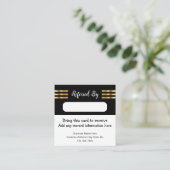 Vorlage für eine Klasse von Kundenkarten Empfehlungskarte (Stehend Vorderseite)