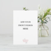 Vorlage für eine kleine Aufforderung (4.5 x 6.25) (Stehend Vorderseite)