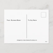 Vorlage für eine neue Postkarte (Rückseite)