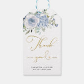 Vorlage für eine personalisierte Hydrangea-Hochzei Geschenkanhänger (Rückseite)