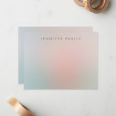 Vorlage für einfache, elegante Skriptfarben (Vorderseite/Rückseite Beispiel)