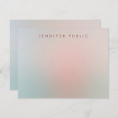 Vorlage für einfache, elegante Skriptfarben (Vorne/Hinten)