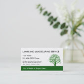 Vorlage für einfache Landschaftskarten Visitenkarte (Stehend Vorderseite)