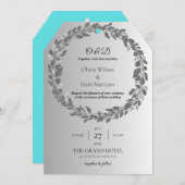 VORLAGE FÜR EINLADUNGEN ONLINE-Monogramm (Vorne/Hinten)