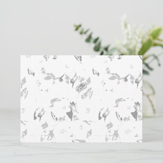 Vorlage für elegante Bridal-Dusche (Stehend Vorderseite)