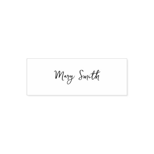 Vorlage für elegante Cursive Skriptsignaturen Permastempel (Design)
