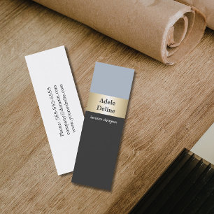 Vorlage für elegante Design Designer Business Card Mini Visitenkarte