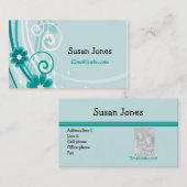 Vorlage für elegante Designer-Visitenkarten Visitenkarte (Vorne/Hinten)