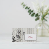 Vorlage für elegante Designer-Visitenkarten Visitenkarte (Stehend Vorderseite)