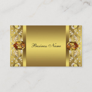 Vorlage für elegante Gold Scroll Business Card Visitenkarte
