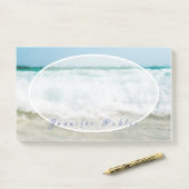 Vorlage für elegante Handschrift mit dem Namen Wav Post-it Klebezettel (Auf Schreibtisch)