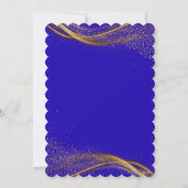 Vorlage für elegante Hochzeit-Dankeskarten (Rückseite)