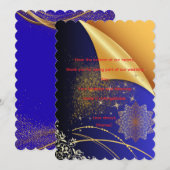 Vorlage für elegante Hochzeit-Dankeskarten (Vorne/Hinten)