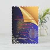 Vorlage für elegante Hochzeit-Dankeskarten (Stehend Vorderseite)