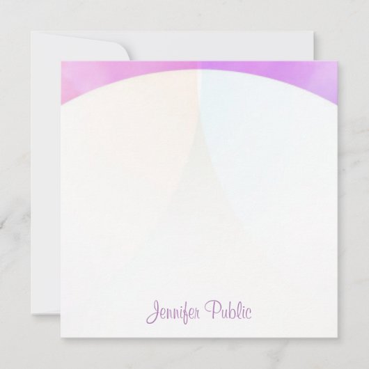 Vorlage für elegante Kalligrafiebezeichnungen für  (Vorderseite)