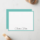 Vorlage für elegante kalligraphische Skriptnamen (Vorderseite/Rückseite Beispiel)