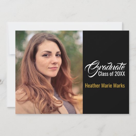 Vorlage für Eleganter Abschluss für benutzerdefini (Vorderseite)