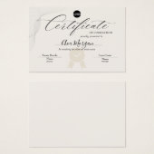 Vorlage für Elegantes Abschlusszeugnis (Vorne & Hinten)