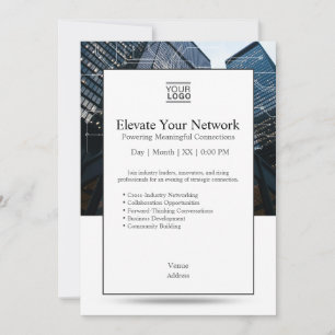 Vorlage für 'Elevate Your Network'-Einladung