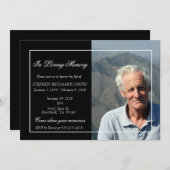 Vorlage für Erinnerungsfotos für den Dienst (Vorne/Hinten)