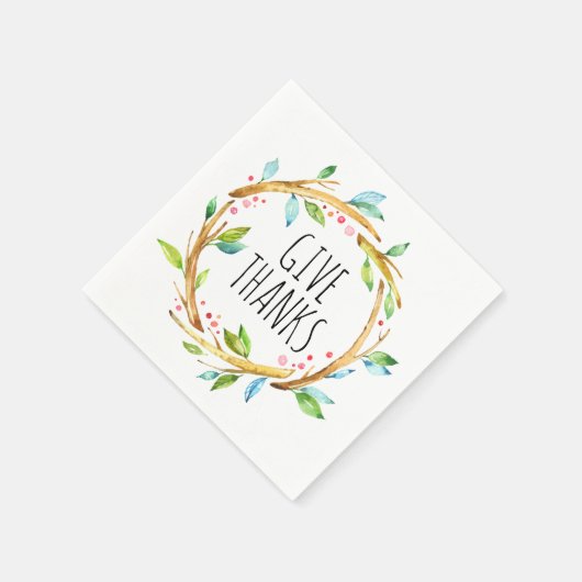 Vorlage für Erntedank und Dankeschön Serviette (Ecke)