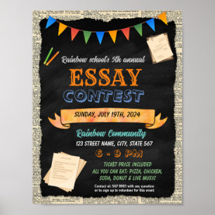Vorlage für Essay-Wettbewerbe Poster