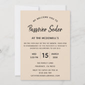 Vorlage für Familienfotos: Seder-Einladung (Rückseite)