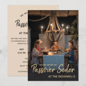 Vorlage für Familienfotos: Seder-Einladung (Vorne/Hinten)