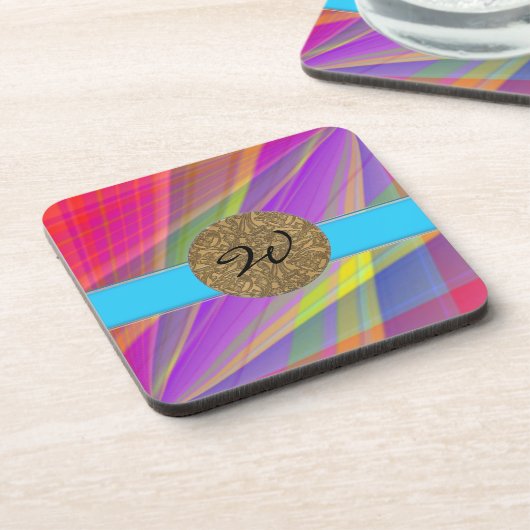 Vorlage für farbige Design Cork Untersetzer (Linke Seite)