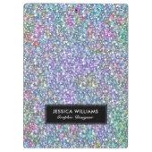 Vorlage für farbige Imitate Glitzer Klemmbrett (Rückseite)
