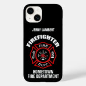 Vorlage für Firefighter-Namen Case-Mate iPhone Hülle (Rückseite)