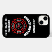 Vorlage für Firefighter-Namen Case-Mate iPhone Hülle (Rückseite (Horizontal))