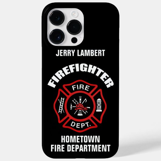 Vorlage für Firefighter-Namen Case-Mate iPhone Hülle (Rückseite)