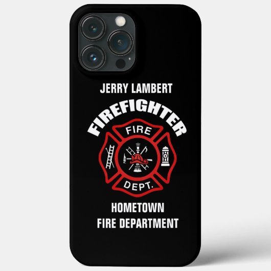 Vorlage für Firefighter-Namen Case-Mate iPhone Hülle (Rückseite)