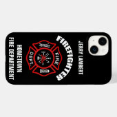 Vorlage für Firefighter-Namen Case-Mate iPhone Hülle (Rückseite (Horizontal))