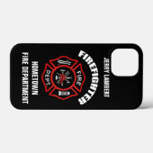 Vorlage für Firefighter-Namen Case-Mate iPhone Hülle (Rückseite (Horizontal))