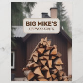 Vorlage für Firewood für den verkauften Business-F Flyer (Hinten)