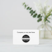 Vorlage für Firmenkarten-Logos Visitenkarte (Stehend Vorderseite)