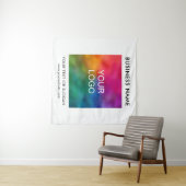 Vorlage für Firmenlogo für Veranstaltungen im benu Wandteppich (Beispiel (Horizontal))